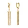 Золоті сережки-підвіски (арт. 105867ж) – зображення 1