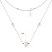 Серебряное колье с жемчужинами (арт. 7507/2679жб) – изображение 3