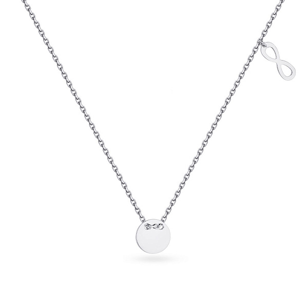 Серебряное колье без камней (арт. 7507/1132) – изображение 1