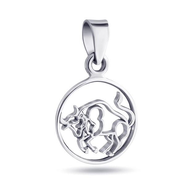 Подвес "Телец" из серебра (арт. 7903/3858тл) – изображение 1