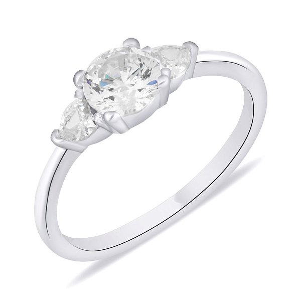Кольцо из серебра с фианитами (арт. 7501/6045) – изображение 1
