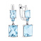 Серебряные серьги с топазом (арт. 7502/2089506Пг) – изображение 1