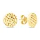 Золотые серьги-пусеты «Монеты» (арт. 107862/2ж) – изображение 1
