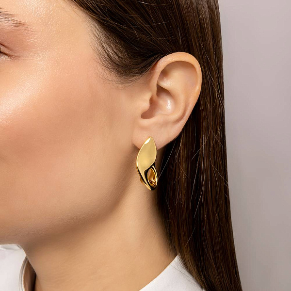 Золотые серьги Francelli (арт. 1091859ж) – изображение 2