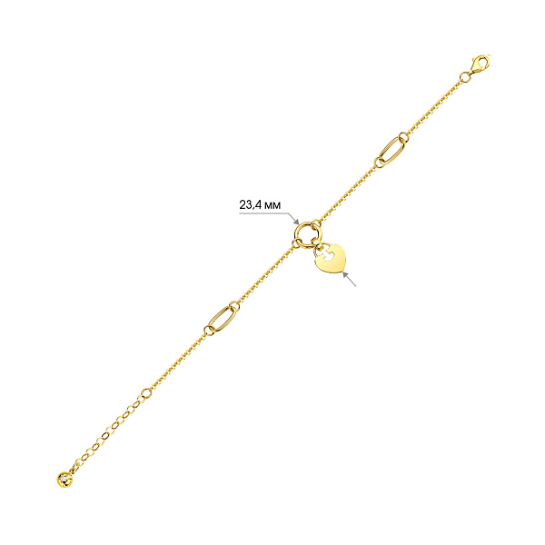 Браслет из желтого золота (арт. 326738ж) – изображение 4