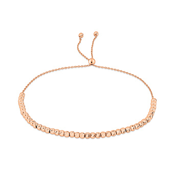 Браслет из красного золота без камней (арт. 340166а)