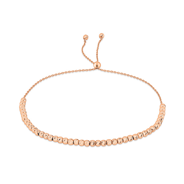 Браслет из красного золота без камней (арт. 340166а) – изображение 1