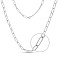 Серебряное колье без камней (арт. 7507/2104544) – изображение 1