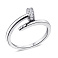 Серебряное кольцо с белыми фианитами (арт. 7501/5730) – изображение 1