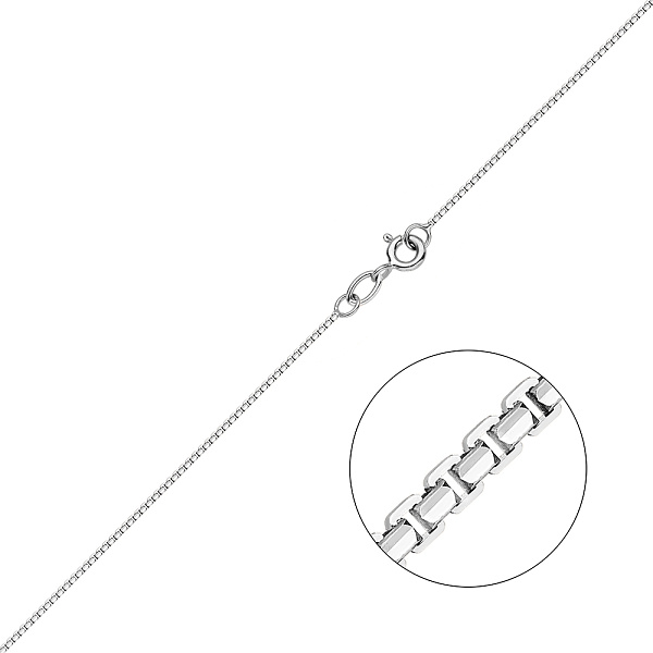 Цепочка из белого золота плетения Якорное фантазийное (арт. ц306202бс) – изображение 1