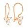 Детские золотые серьги с фианитами (арт. 110296) – изображение 1
