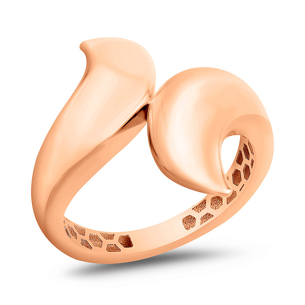 Золота каблучка без каменів (арт. 156611) – зображення 1