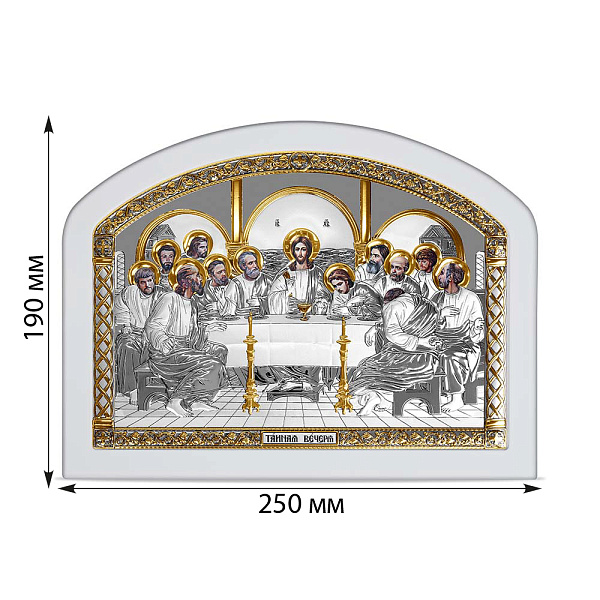 Икона Тайная вечеря (арт. AB-2/019G/B) – изображение 2