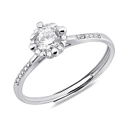 Кольцо из серебра с фианитамы (арт. 7501/8056)