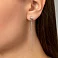 Золотые серьги с цепочкой (арт. 1091085б) – изображение 2