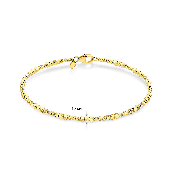 Браслет из желтого золота Francelli (арт. 326791ж) – изображение 3