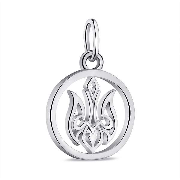 Срібний підвіс Герб України (арт. 7503/П2/3018) – зображення 1