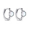 Серебряные серьги с перламутром (арт. 7502/9603/10п) – изображение 1