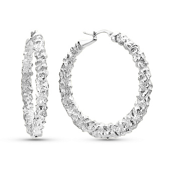 Серьги из белого золота Francelli (арт. е1091770/40бм)