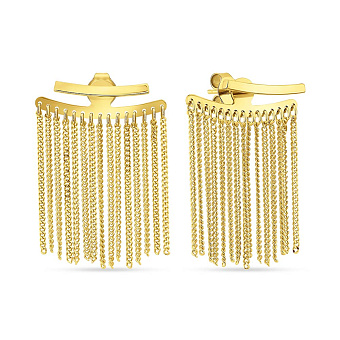 Фото Золотые серьги с подвесками Francelli (арт. 1092059ж)