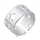 Серебряное кольцо без вставок (арт. 7501/К2/1018-17) – изображение 1