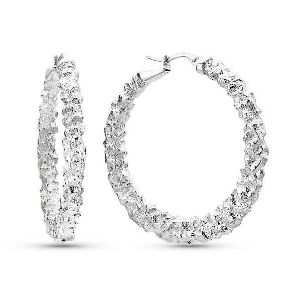 Серьги из белого золота Francelli (арт. е1091770/40бм) – изображение 1