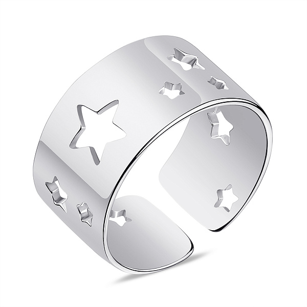 Срібна каблучка без вставок (арт. 7501/К2/1018-17) – зображення 1