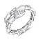 Серебряное кольцо змея с фианитами (арт. 7501/8499) – изображение 1