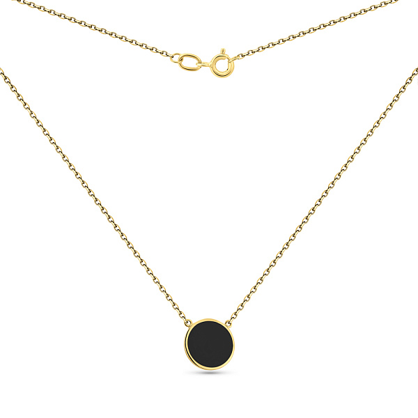 Кольє Лýна із жовтого золота з емаллю (арт. 361257жеч) – зображення 2