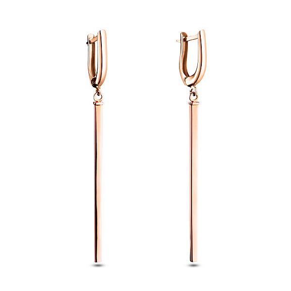 Золотые серьги с подвесками (арт. 105511) – изображение 1