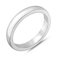 Обручальное кольцо Европейка из белого золота (арт. 239207б)