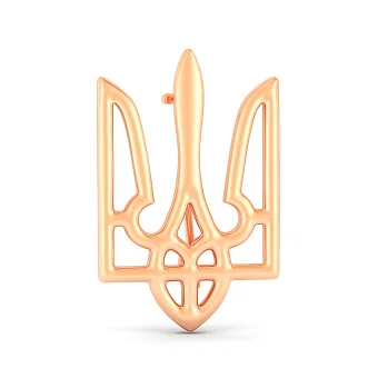 Золотий Значок Герб України-Тризуб (арт. 360222)