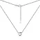 Серебряное колье Сердце без камней (арт. 7507/1841) – изображение 2