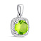 Серебряный подвес с хризолитом (арт. 7503/2194101Хрз) – изображение 1