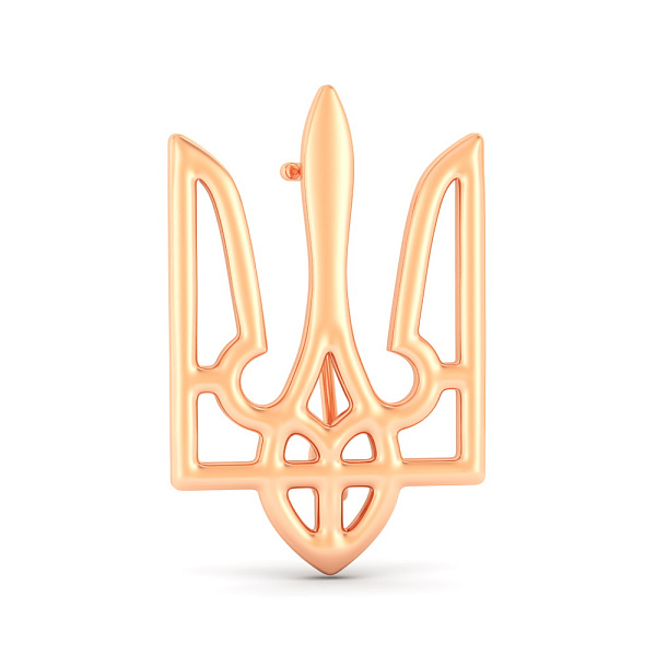 Золотий Значок Герб України-Тризуб (арт. 360222) – зображення 1