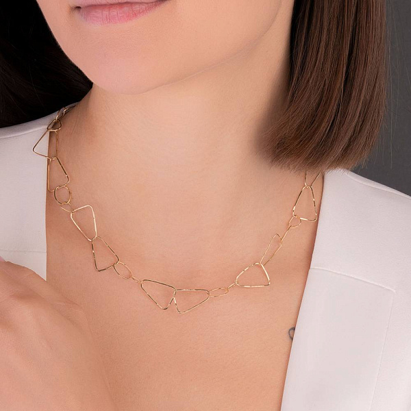 Колье из желтого золота Francelli (арт. 352583ж) – изображение 2