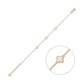 Золотой браслет с эмалью (арт. 341211еп)