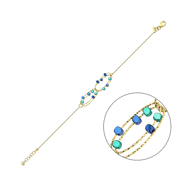 Браслет из желтого золота Francelli (арт. 326557жсбрз) – изображение 1