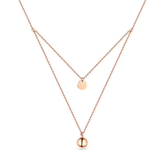 Колье двойное из золота (арт. 352035)