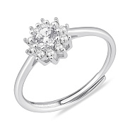 Серебряное кольцо с фианитами (арт. 7501/8055)