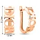 Серьги из красного золота (арт. 1091364) – изображение 2