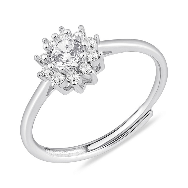 Серебряное кольцо с фианитами (арт. 7501/8055) – изображение 1