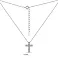 Колье из серебра Крестик с фианитами (арт. 7507/2184) – изображение 3