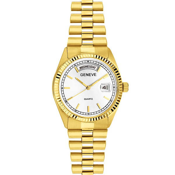 Золотий кварцовий годинник (арт. 260188жб) – зображення 2