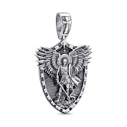 Фото Серебряный подвес Архангел Михаил (арт. 7903/257пю)