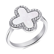 Серебряное кольцо с перламутром (арт. 7501/КК2ФП/3006-17)