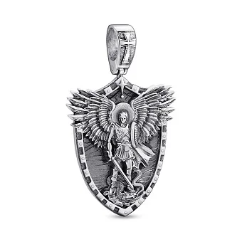 Срібний підвіс Архангел Михаїл (арт. 7903/257пю)