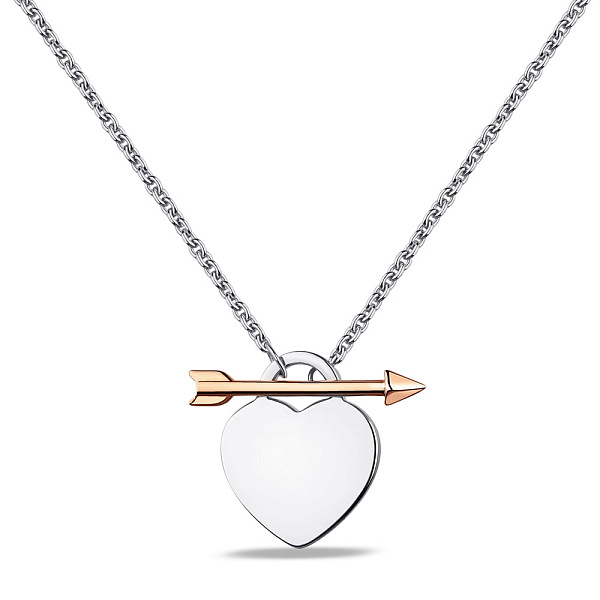 Кольє зі срібла без каменів (арт. 7507/1586бк) – зображення 1