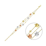 Браслет Francelli в комбинированном цвете золота (арт. 326555жбк)