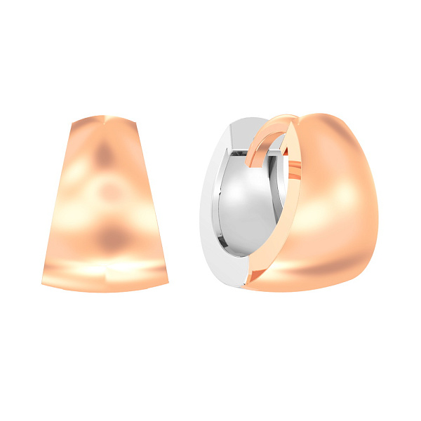 Золотые серьги конго (арт. 110457кб) – изображение 1